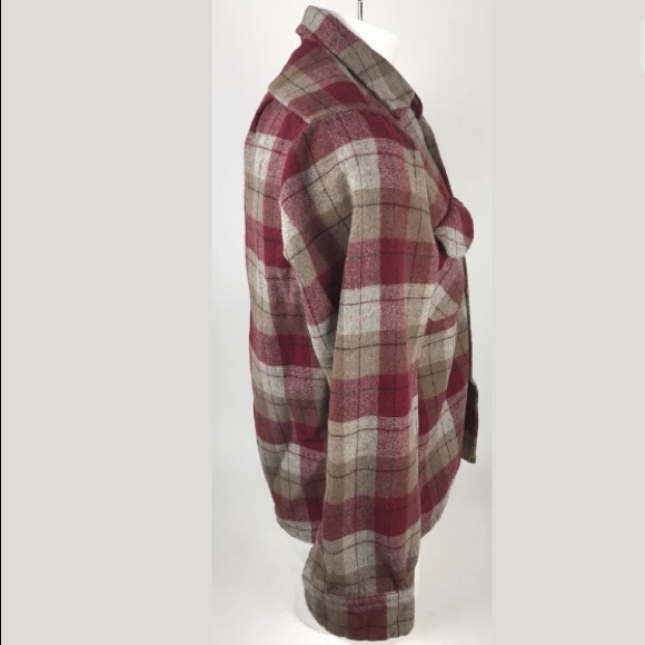 🔥Sold! PENDLETON Wool Shirt Flap Pockets - Picture 3 of 5